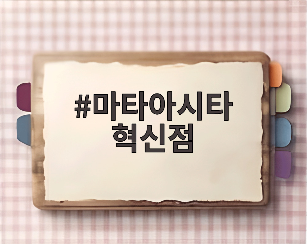 마타아시타 혁신점