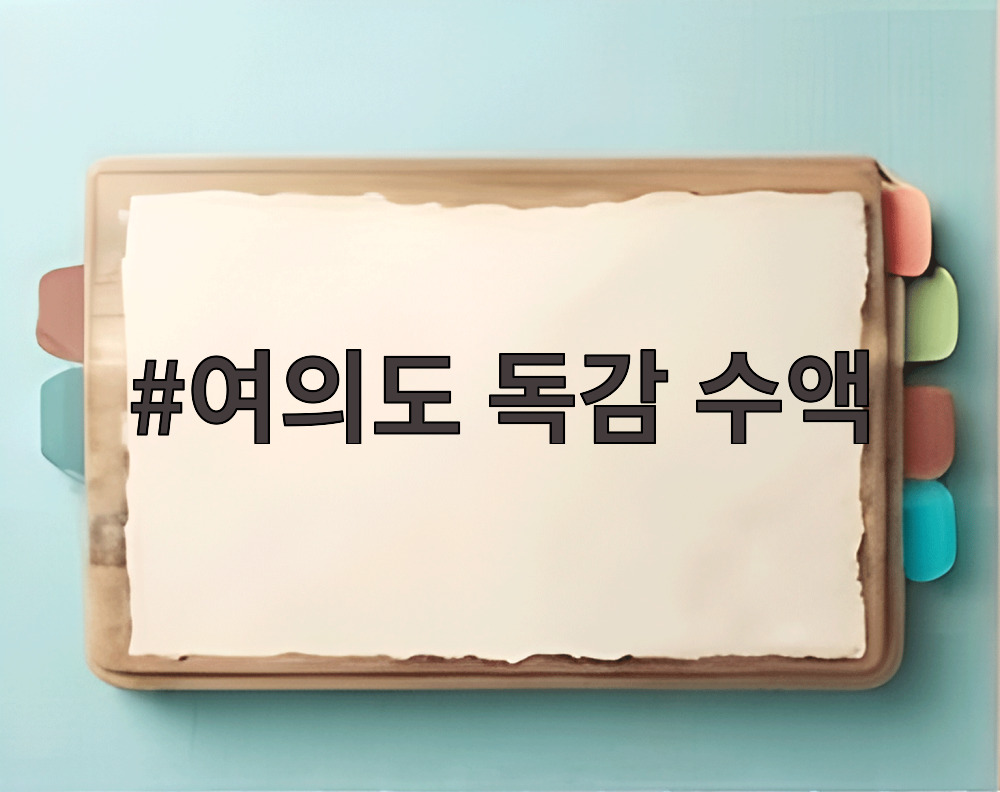 여의도 독감 수액
