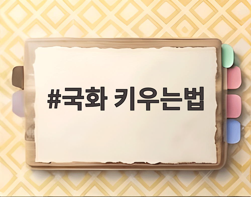 국화 키우는법
