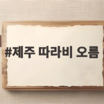 제주 따라비 오름