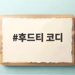 후드티 코디 이렇게 하면 가을에 바로 입는 옷이 정해집니다 후드티 코디
