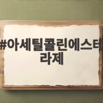 아세틸콜린에스테라제