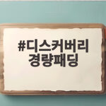 디스커버리 경량패딩