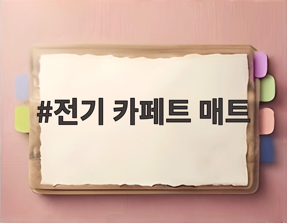 전기 카페트 매트
