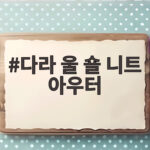 다라 울 숄 니트 아우터