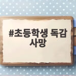 초등학생 독감 사망 사건으로 확인한 올해 독감 유행과 예방접종 초등학생 독감 사망