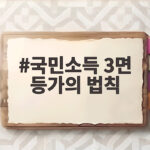 국민소득 3면 등가의 법칙 뜻과 경제 흐름 이해하기 국민소득 3면 등가의 법칙
