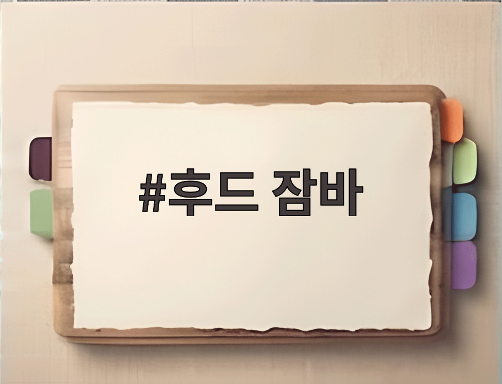 후드 잠바