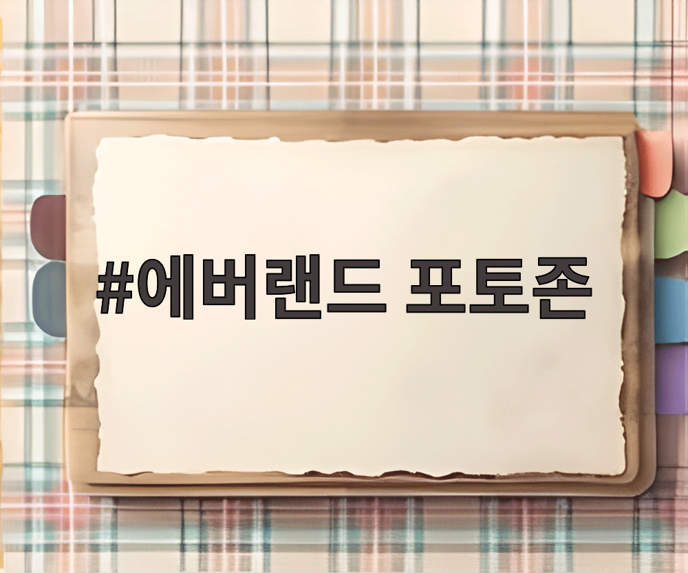 에버랜드 포토존