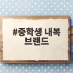 중학생 내복 브랜드 선택 아이가 거부감 없이 입는 방법 중학생 내복 브랜드