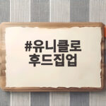 유니클로 후드집업