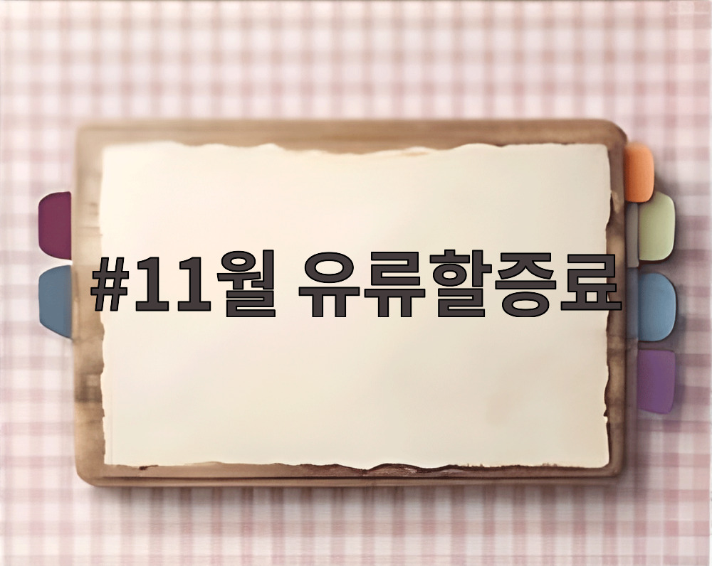 11월 유류할증료
