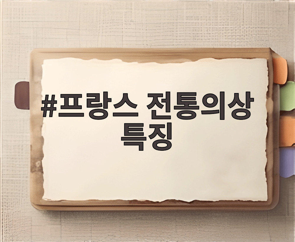 프랑스 전통의상 특징