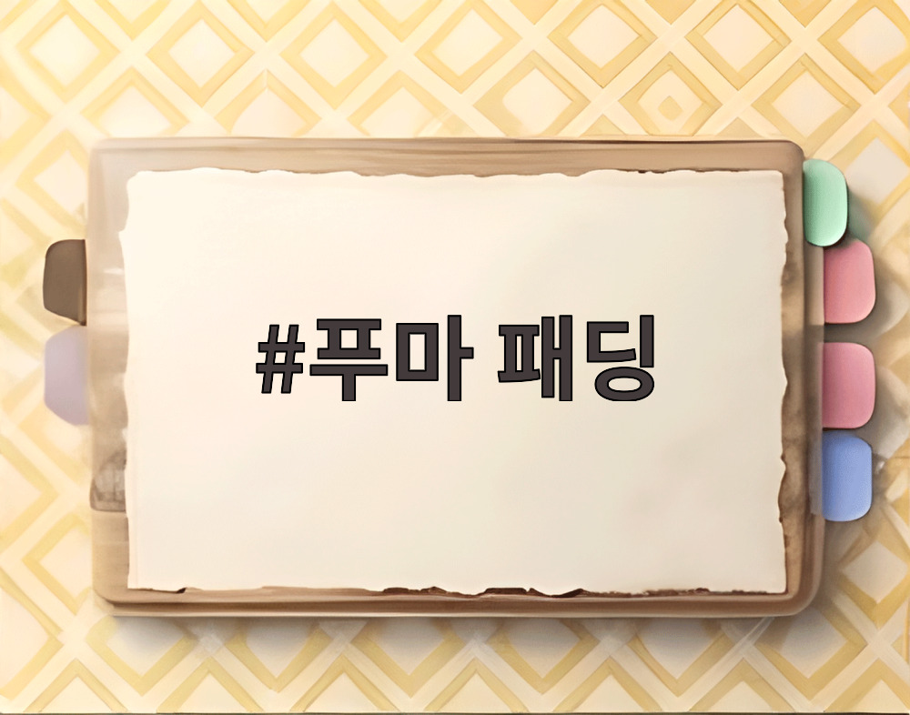 푸마 패딩