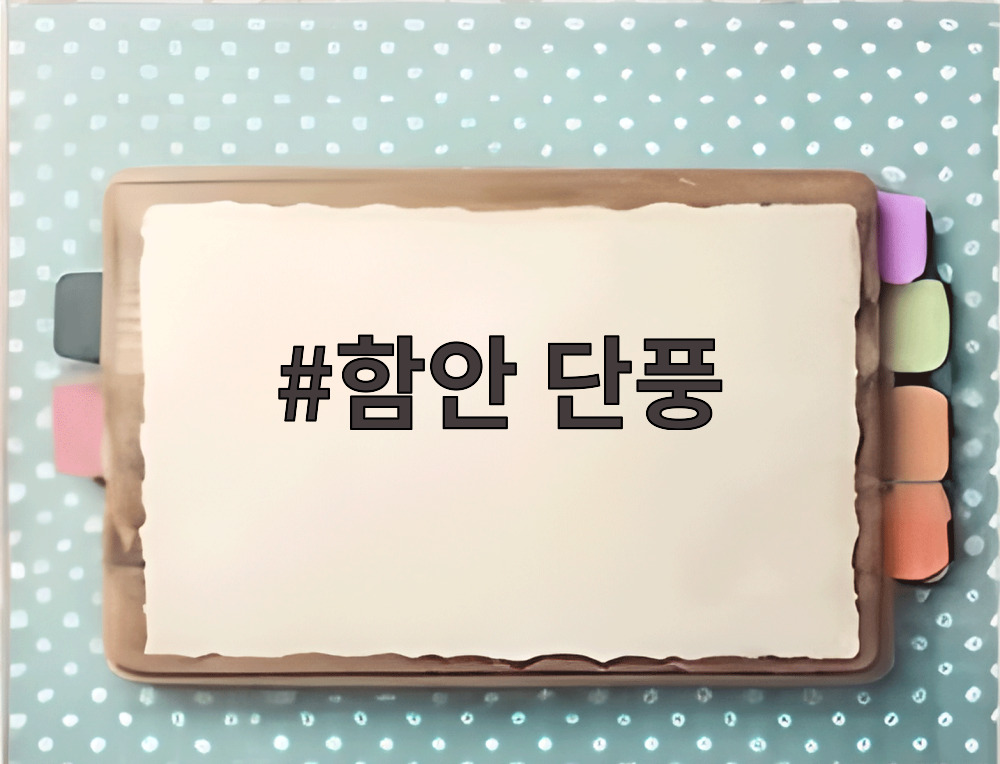 함안 단풍